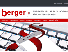 Tablet Screenshot of bergeredv.de